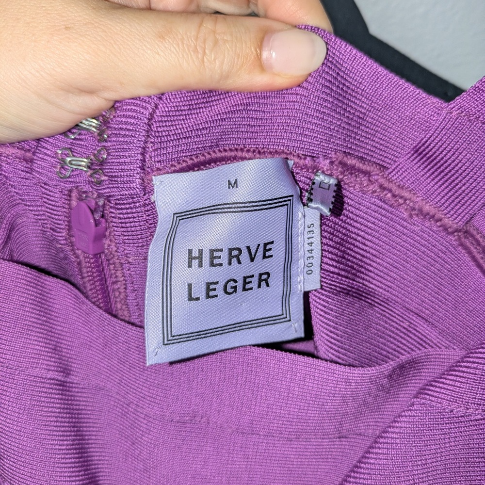 Herve Leger Faith Mini Bandage Dress - Picture 5 of 6